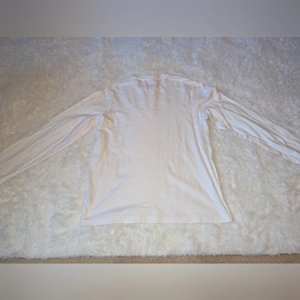 George Men's white long sleeve t-shirt - Picture 10 of 11